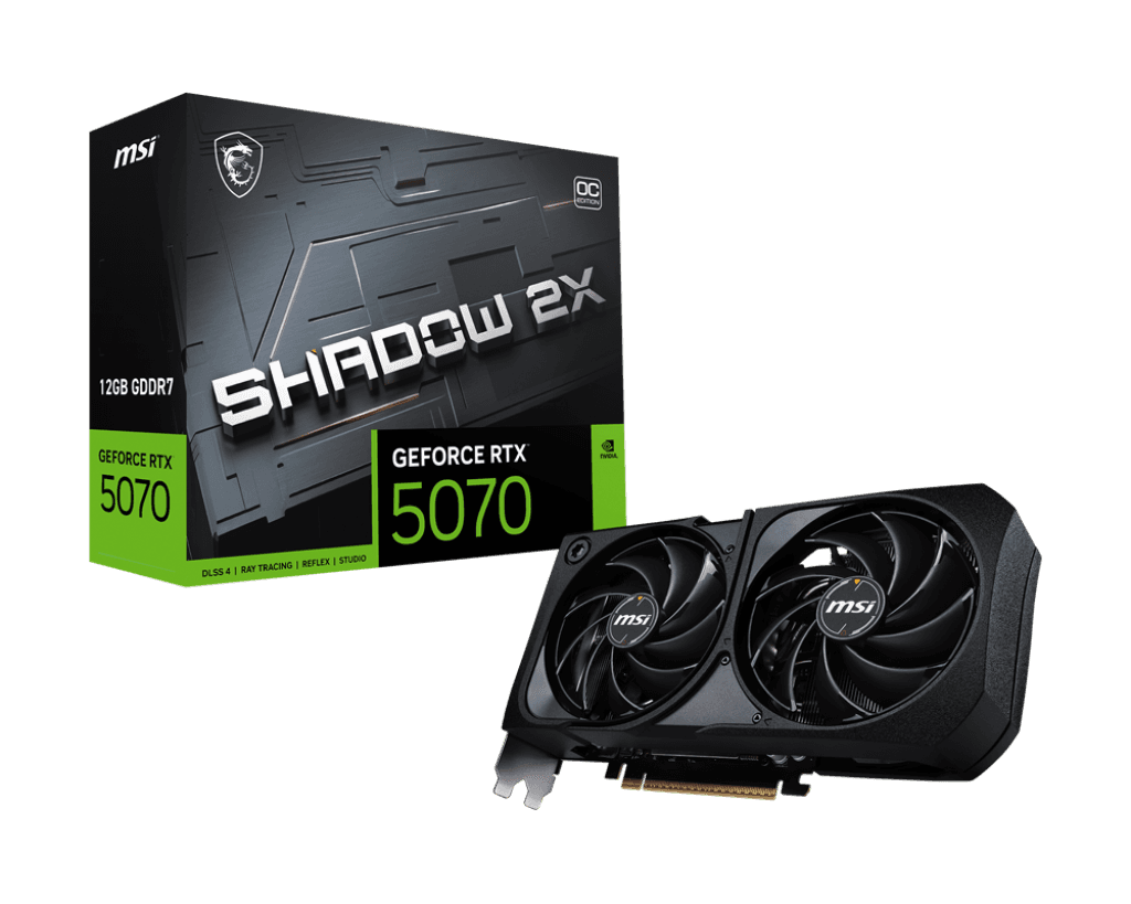 MSI RTX 5070 Shadow x2 OC 12G